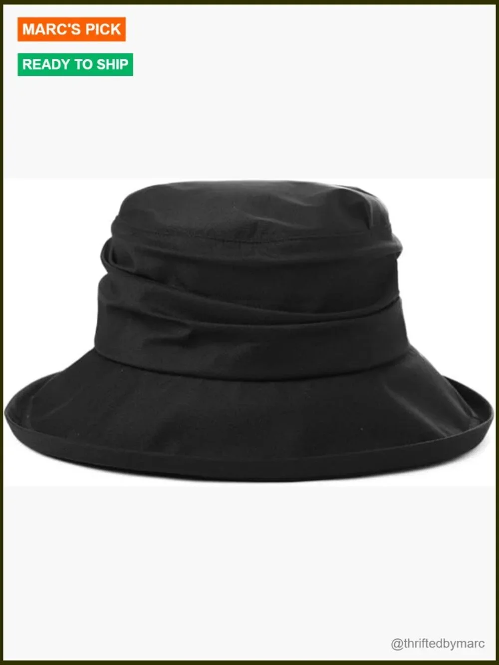 Waterproof Bucket Hat with UPF 50+ Sun Protection Adjustable 55-62cm